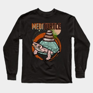 MEDITURTLE - Funny Zen Turtle Long Sleeve T-Shirt